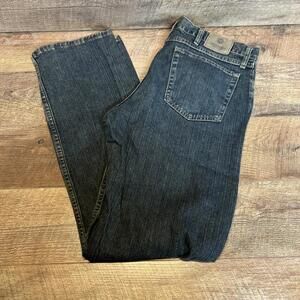 Wrangler Mens Relaxed Fit Denim Dark Wash Jeans - size 34x34